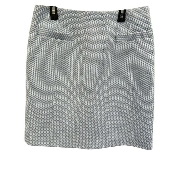 Brooks Brothers Dresses & Skirts - Brooks Brothers blue Textured Pencil Skirt Size 8 Standard Knee Length Business.
